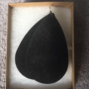 Nickel & Suede earrings